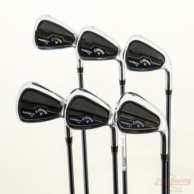 Callaway Paradym X Iron Set 6-PW AW UST Mamiya Recoil Dart 65 F3 Graphite Regular Right Handed +1/2"