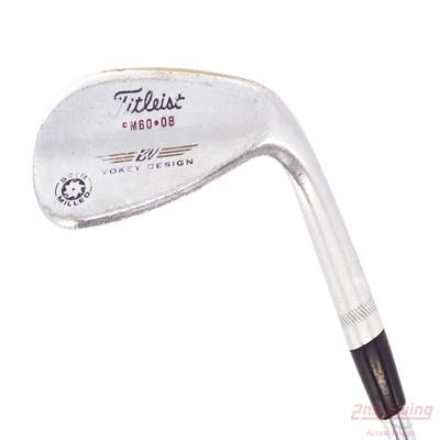 Titleist Vokey Spin Milled Wedge Lob LW 60° 8 Deg Bounce Stock Steel Shaft Steel Stiff Right Handed 35.0in