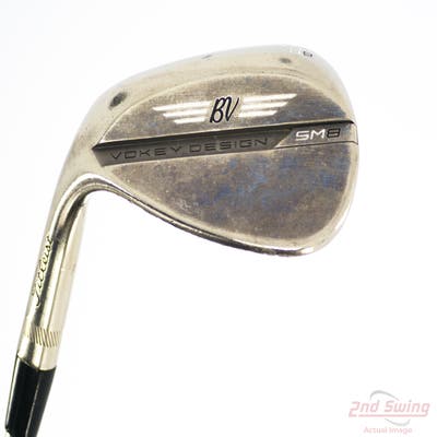 Titleist Vokey SM8 Brushed Steel Wedge Sand SW 56° 10 Deg Bounce S Grind Titleist Vokey BV Steel Wedge Flex Left Handed 35.0in