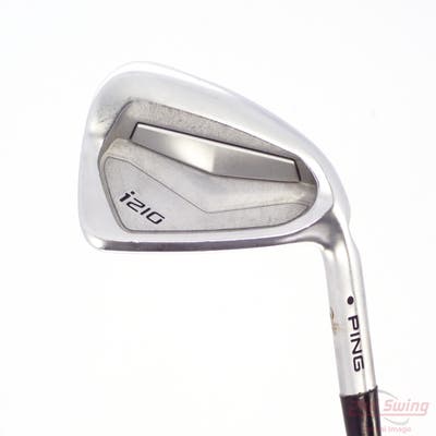 Ping i210 Single Iron 6 Iron True Temper Dynamic Gold 120 Steel Stiff Right Handed Black Dot 37.5in