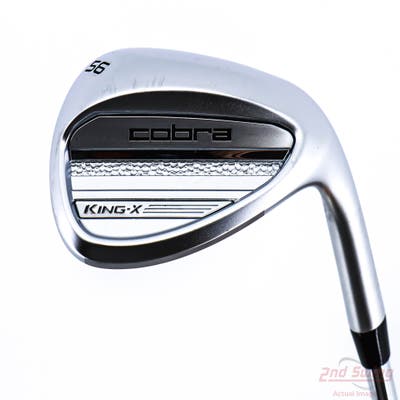 Mint Cobra 2025 King-X Chrome Wedge Sand SW 56° True Temper Vector Wedge Steel Wedge Flex Right Handed 35.5in