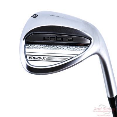 Mint Cobra 2025 King-X Chrome Wedge Lob LW 58° FST KBS PGI 75 Graphite Regular Right Handed 35.25in
