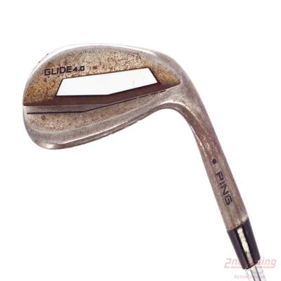 Ping Glide 4.0 Raw Wedge Lob LW 60° 14 Deg Bounce W Grind Stock Steel Shaft Steel Wedge Flex Right Handed Black Dot 35.75in