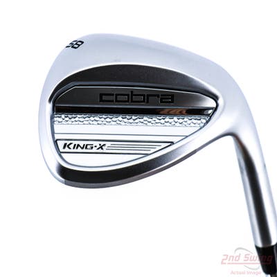 Mint Cobra 2025 King-X Chrome Wedge Lob LW 58° True Temper Vector Wedge Steel Wedge Flex Right Handed 35.25in