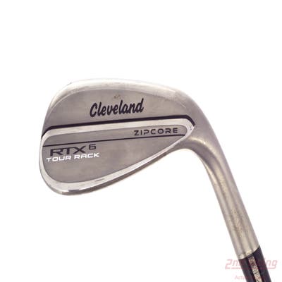 Cleveland RTX 6 ZipCore Tour Rack Raw Wedge Gap GW 52° 10 Deg Bounce Mid True Temper Dynamic Gold Spinner Tour Issue Steel Wedge Flex Right Handed 35.75in