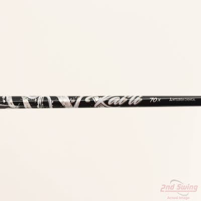 Used W/ TaylorMade RH Adapter Mitsubishi Golf Kai'li White 70 Driver Shaft X-Stiff 44.5in
