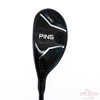 Ping G440 Hybrid 5 Hybrid 26° Alta CB Blue 70 Graphite Stiff Left Handed 39.25in
