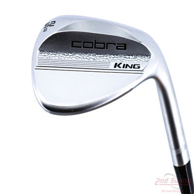 Mint Cobra 2025 King Chrome Wedge Gap GW 52° 8 Deg Bounce Versatile True Temper Dynamic Gold Spinner Tour Issue Steel Wedge Flex Right Handed 35.75in