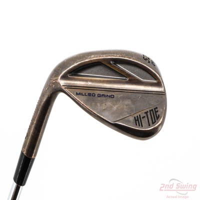 TaylorMade Milled Grind HI-TOE 3 Copper Wedge Gap GW 52° 9 Deg Bounce FST KBS Hi-Rev 2.0 115 Steel Wedge Flex Left Handed 35.5in
