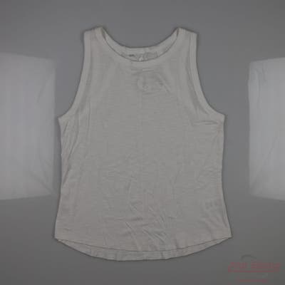 New Womens Travis Mathew Sleeveless Medium M White MSRP $90