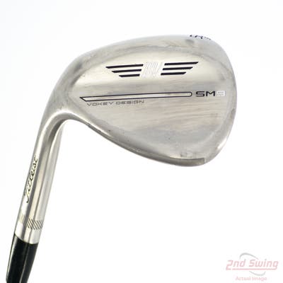 Mint Titleist Vokey SM9 Raw Wedge Lob LW 58° 10 Deg Bounce S Grind FST KBS Tour FLT Steel Regular Left Handed 35.0in