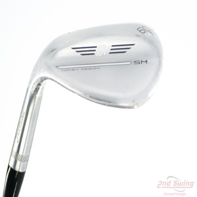 Mint Titleist Vokey SM9 Tour Chrome Wedge Lob LW 60° 4 Deg Bounce T Grind FST KBS Tour FLT Steel Regular Left Handed 35.0in