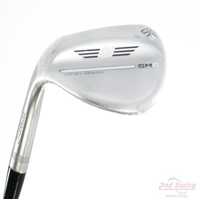 Mint Titleist Vokey SM9 Tour Chrome Wedge Lob LW 58° 4 Deg Bounce T Grind FST KBS Tour FLT Steel Regular Left Handed 35.0in