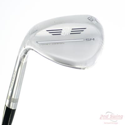 Mint Titleist Vokey SM9 Tour Chrome Wedge Lob LW 60° 4 Deg Bounce T Grind FST KBS Tour FLT Steel Regular Left Handed 35.0in