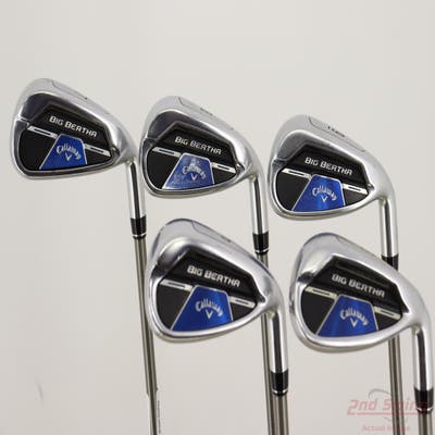 Callaway Big Bertha B21 Iron Set 7-PW SW Aerotech SteelFiber fc90 Graphite Stiff Right Handed STD
