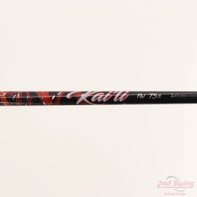 Used W/ TaylorMade RH Adapter Mitsubishi Golf Kai'li Red 75 Fairway Shaft Stiff 42.5in