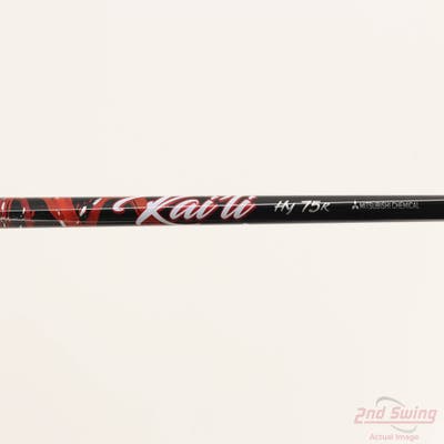 Used W/ TaylorMade RH Adapter Mitsubishi Golf Kai'li Red 75 Hybrid Shaft Regular 39.25in