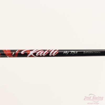 Used W/ TaylorMade LH Adapter Mitsubishi Golf Kai'li Red 75 Hybrid Shaft Regular 39.75in