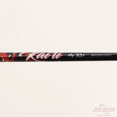 Used W/ TaylorMade RH Adapter Mitsubishi Golf Kai'li Red 95 Hybrid Shaft X-Stiff 40.25in
