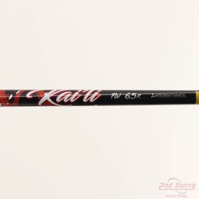 Used W/ TaylorMade LH Adapter Mitsubishi Golf Kai'li Red 65 Fairway Shaft Regular 42.5in