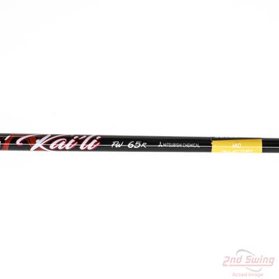Used W/ TaylorMade LH Adapter Mitsubishi Golf Kai'li Red 65 Fairway Shaft Regular 42.5in