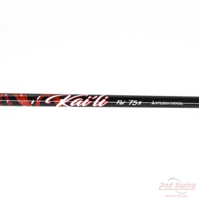 Used W/ TaylorMade RH Adapter Mitsubishi Golf Kai'li Red 75 Fairway Shaft Stiff 42.75in
