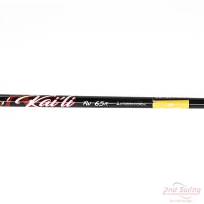 Used W/ TaylorMade LH Adapter Mitsubishi Golf Kai'li Red 65 Fairway Shaft Regular 42.75in