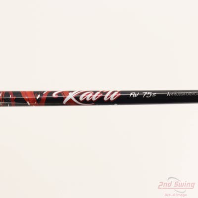 Used W/ TaylorMade RH Adapter Mitsubishi Golf Kai'li Red 75 Fairway Shaft Stiff 41.5in