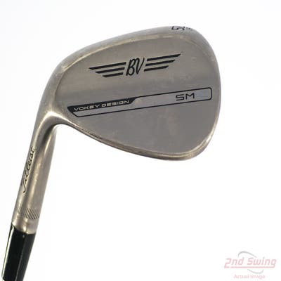 Titleist Vokey SM10 Nickel Wedge Gap GW 52° 12 Deg Bounce F Grind FST KBS Tour 120 Steel Stiff Left Handed 35.5in