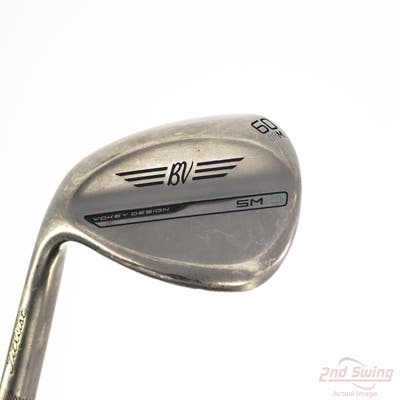 Titleist Vokey SM10 Nickel Wedge Lob LW 60° 8 Deg Bounce M Grind FST KBS Hi-Rev 2.0 125 Steel Stiff Left Handed 35.0in