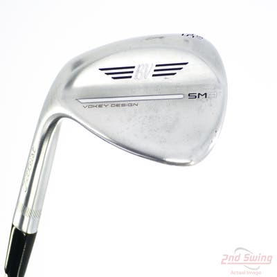 Titleist Vokey SM9 Tour Chrome Wedge Sand SW 54° 10 Deg Bounce S Grind Titleist Vokey BV Steel Wedge Flex Left Handed 35.5in