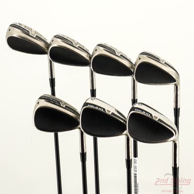 Cleveland HALO XL Full-Face Iron Set 5-PW AW UST Mamiya Helium Nanocore 60i IP Finish Graphite Regular Right Handed +1/2"