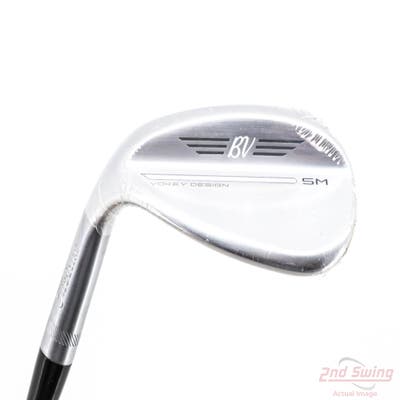 Mint Titleist Vokey SM9 Tour Chrome Wedge Sand SW 56° 8 Deg Bounce M Grind FST KBS Tour FLT Steel Regular Left Handed 35.25in