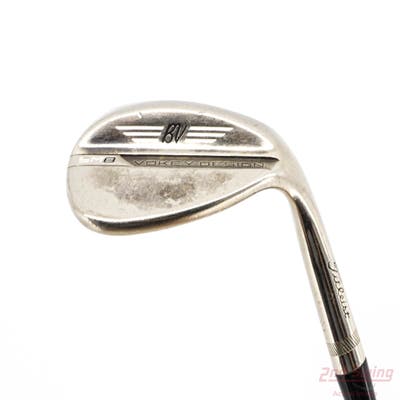 Titleist Vokey SM8 Brushed Steel Wedge Lob LW 62° 8 Deg Bounce M Grind Mitsubishi Kuro Kage Black Iron 70 Graphite Senior Right Handed 35.0in