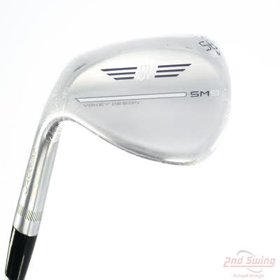 Mint Titleist Vokey SM9 Tour Chrome Wedge Sand SW 56° 8 Deg Bounce M Grind FST KBS Tour FLT Steel Regular Left Handed 35.5in