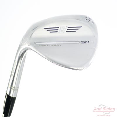 Mint Titleist Vokey SM9 Tour Chrome Wedge Sand SW 54° 12 Deg Bounce D Grind FST KBS Tour FLT Steel Regular Left Handed 35.5in