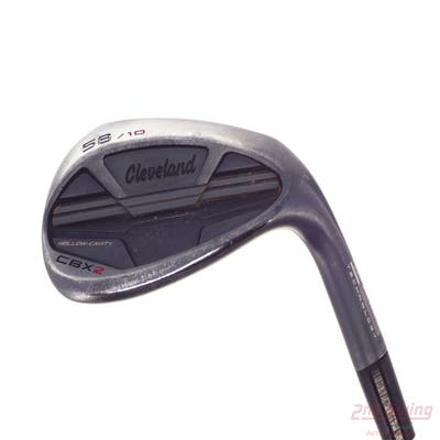 Cleveland CBX 2 Black Satin Wedge Lob LW 58° 10 Deg Bounce FST KBS Hi-Rev 2.0 115 Steel Regular Right Handed 35.25in