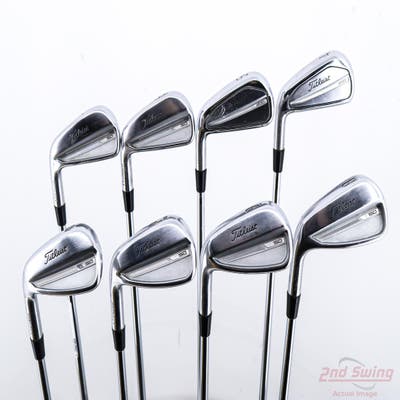 Titleist 2023 T150/T200 Combo Iron Set 4-PW AW Project X Rifle 6.0 Steel Stiff Left Handed +1/4"