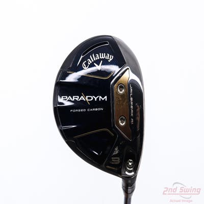Mint Callaway Paradym Fairway Wood 3 Wood 3W 15° Fujikura Ventus TR Blue Velocore 7 Graphite Stiff Right Handed 43.25in