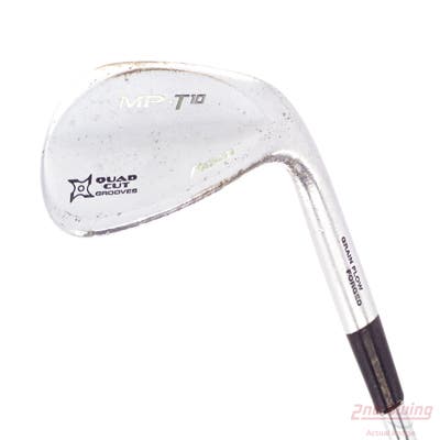 Mizuno MP-T 10 White Satin Chrome Wedge Sand SW 56° 13 Deg Bounce True Temper Dynamic Gold Steel Wedge Flex Right Handed 35.5in