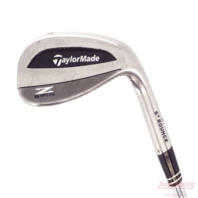 TaylorMade Z Spin Wedge Lob LW 60° 6 Deg Bounce Stock Steel Shaft Steel Wedge Flex Right Handed 35.25in