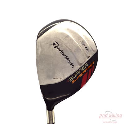 TaylorMade Burner Superfast Fairway Wood 3 Wood 3W 15° TM Matrix Ozik Xcon 4.8 Graphite Stiff Left Handed 43.75in