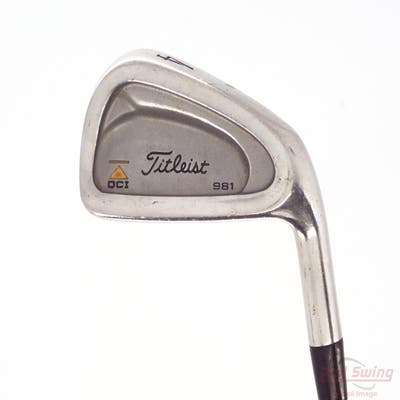 Titleist DCI 981 Single Iron 4 Iron Stock Steel Shaft Steel Stiff Right Handed 38.5in