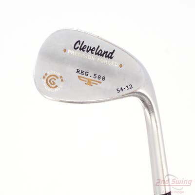 Cleveland 2012 588 Chrome Wedge Sand SW 54° 12 Deg Bounce True Temper Tour Concept Steel Wedge Flex Right Handed 35.5in
