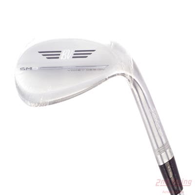 Mint Titleist Vokey SM9 Tour Chrome Wedge Lob LW 60° 8 Deg Bounce M Grind FST KBS Tour FLT Steel Regular Right Handed 35.0in