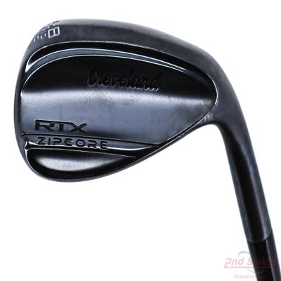 Mint Cleveland RTX ZipCore Black Satin Wedge Lob LW 58° 10 Deg Bounce Mid True Temper Dynamic Gold Spinner Tour Issue Steel Wedge Flex Right Handed 35.25in