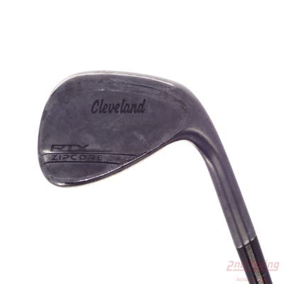 Cleveland RTX ZipCore Black Satin Wedge Gap GW 52° 10 Deg Bounce Mid True Temper Dynamic Gold Spinner Tour Issue Steel Wedge Flex Right Handed 35.75in