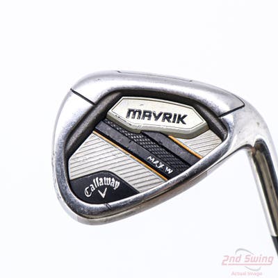 Callaway Mavrik Max Womens Single Iron Pitching Wedge PW UST Mamiya Helium Black 5 Graphite Ladies Right Handed 34.75in