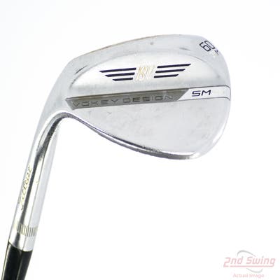 Titleist Vokey SM8 Tour Chrome Wedge Lob LW 60° 8 Deg Bounce M Grind True Temper Dynamic Gold Steel Wedge Flex Left Handed 35.0in
