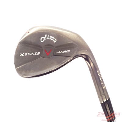 Callaway X Series Jaws Black Wedge Gap GW 52° 12 Deg Bounce Callaway Stock Steel Steel Wedge Flex Right Handed 35.0in